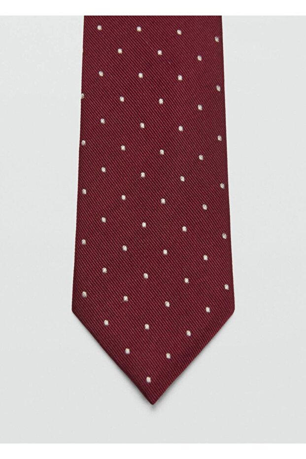 Puantiyeli ipek kravat - 3