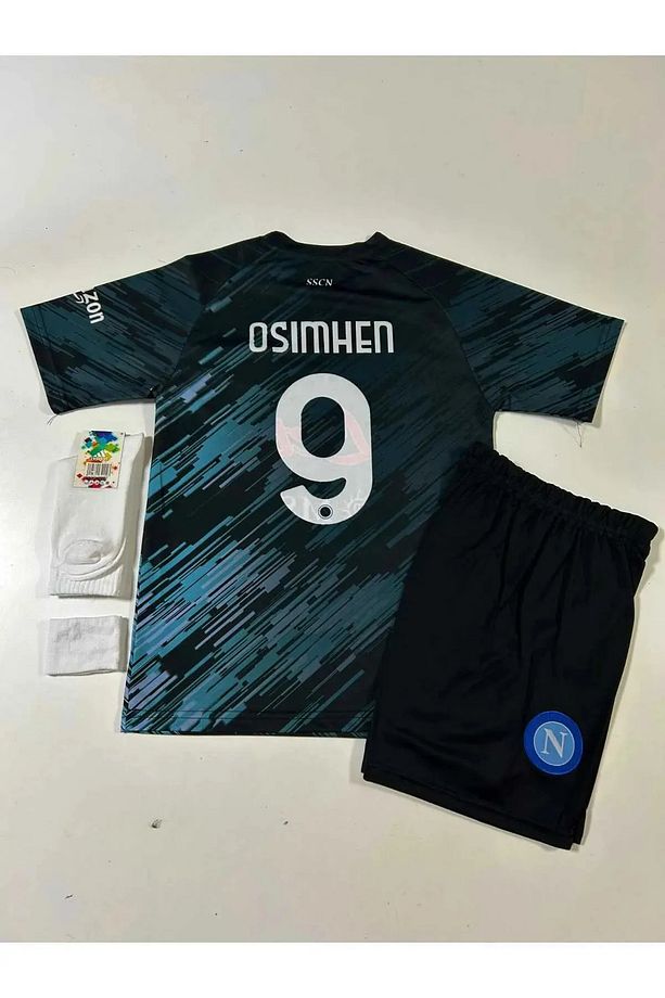 NAPOLİ OSHİMEN ÇOCUK FORMA ŞORT SETİ - 3