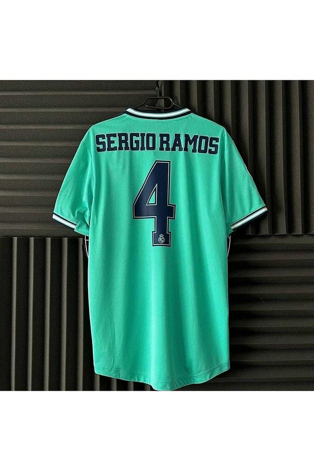 R.e.a.l M.a.d.r.i.d 2019/20 Sezonu Sergio Ramos Nostalji Forması (GREEN) - 1
