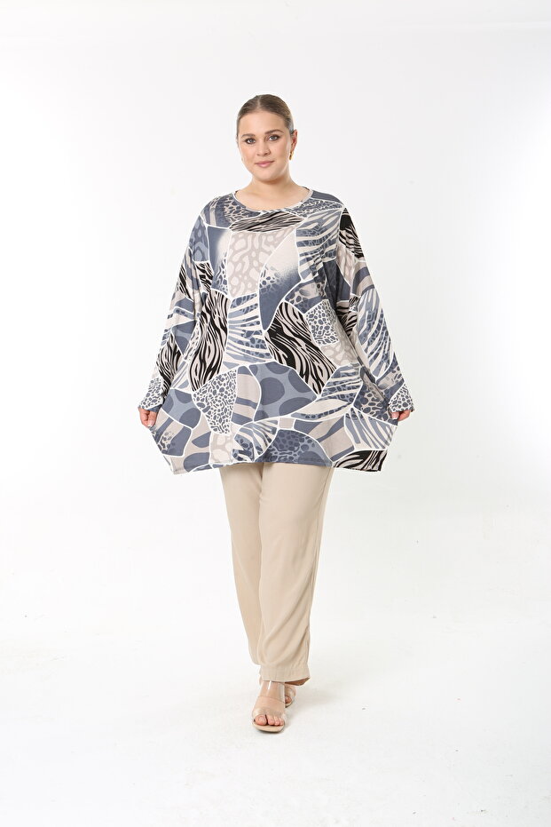Women's Summer Long Sleeve Plus Size Tunic