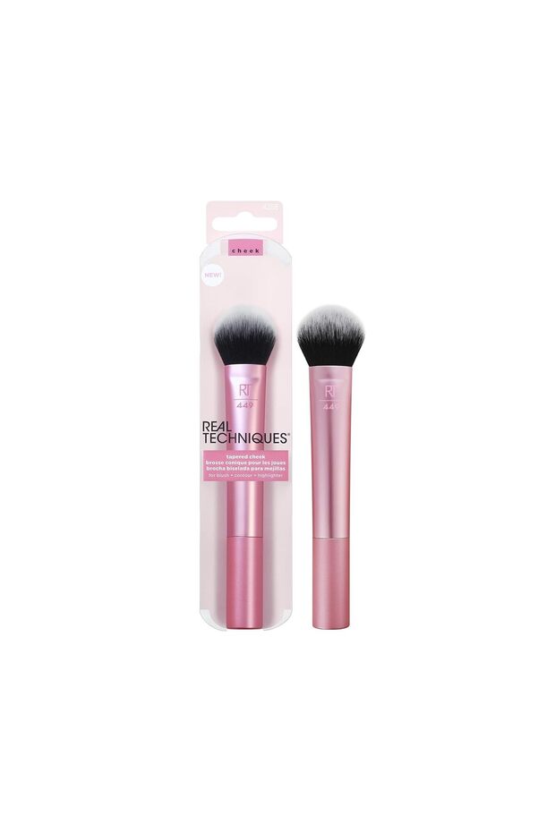 Tapered Cheek Makeup Brush, For Blush, Highlighter, Loose, Or Pressed Powder, Blush