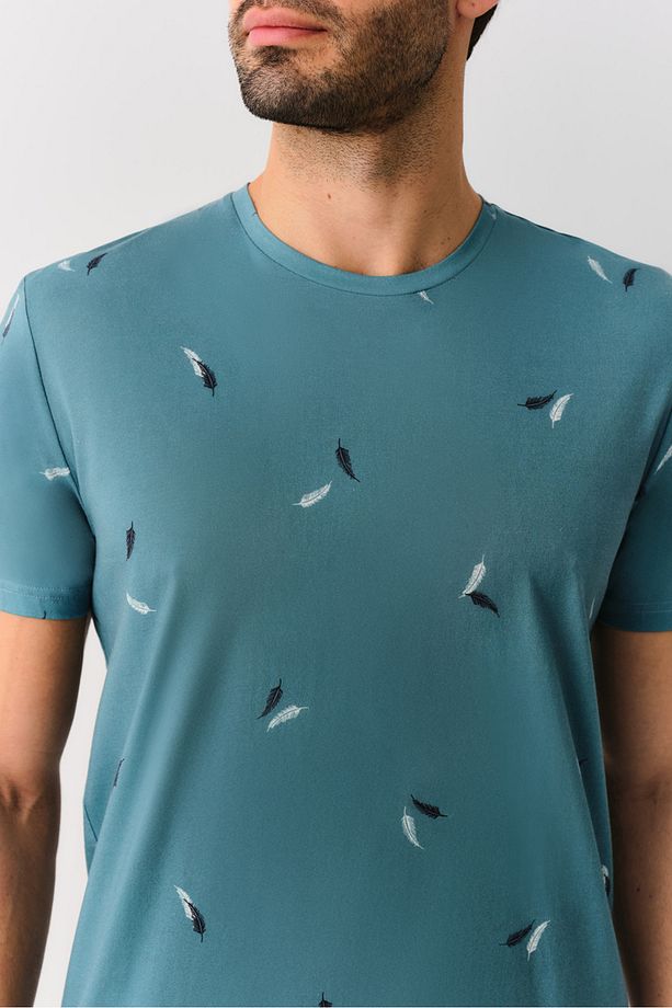 Feather Erkek Şort Pijama Takımı - 3