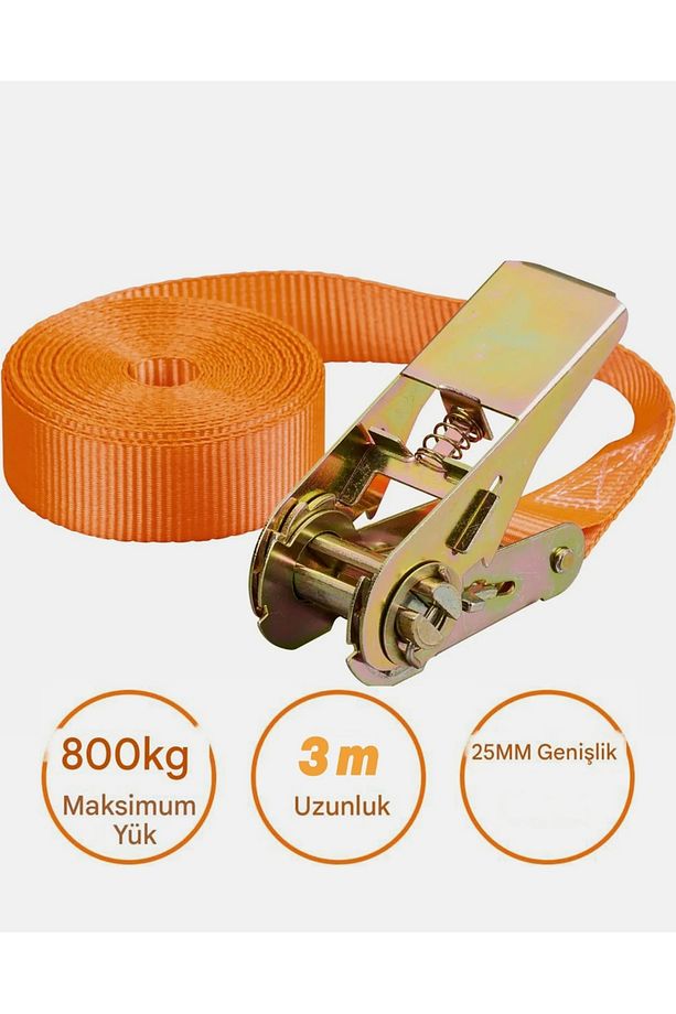 Mini Spanzet Cırcırlı Yük Gerdirme Bağlama Halatı 4 Mt - 4