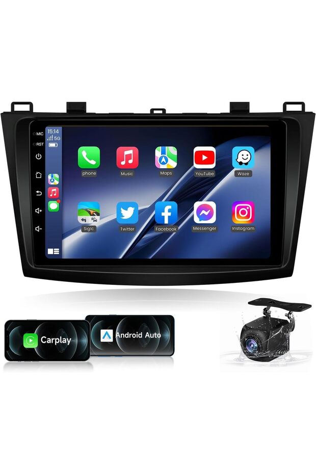 Android Car Stereo for Mazda 3 2010-2013 2+32Gb With AHD Camera