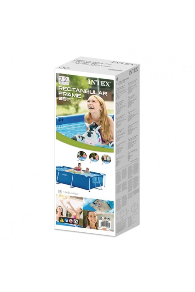 Intex metal frame pool, 220x150x60 cm, 1,600 liters - 6