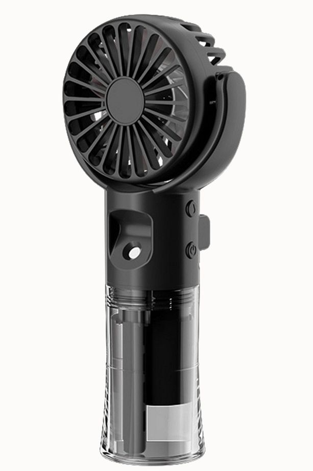 Boyna Asılabilir Mini Klima Fanı Su Püskürtmeli Serinletici Şarjlı Fan - 1