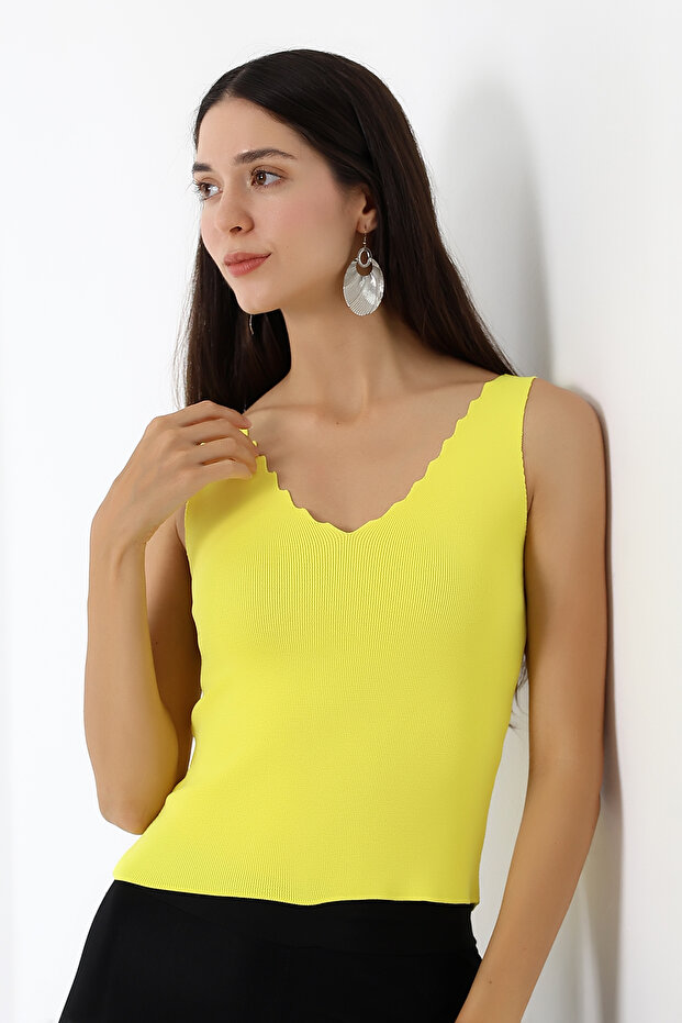 Women's Ladder Collar Knitwear Blouse