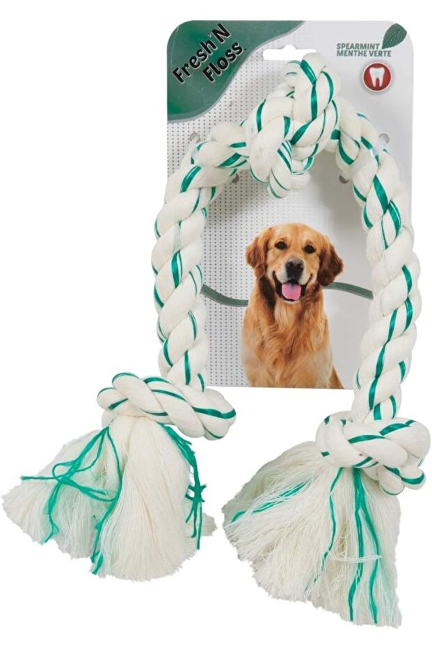 FRESH N FLOSS 3KNOT TUG LARGE SPEARMINT