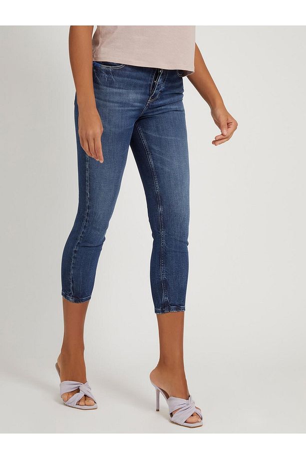 1981 Capri Button Kadın Jean Pantolon W2ga78d4kh8 - 4