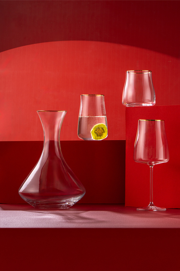 Brillante 19 Parça Bardak Seti Gold - 2