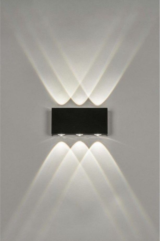 Elektrikle Çalışır, 12 Watt 3000 Kelvin Ledli, İç ve Dış Mekan Aplik, Yüksek Işık Güçlü Led Aplik - 4