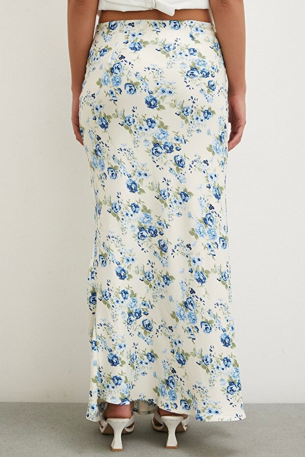 نمط زهرة الساتان Eten الأزرق - 6