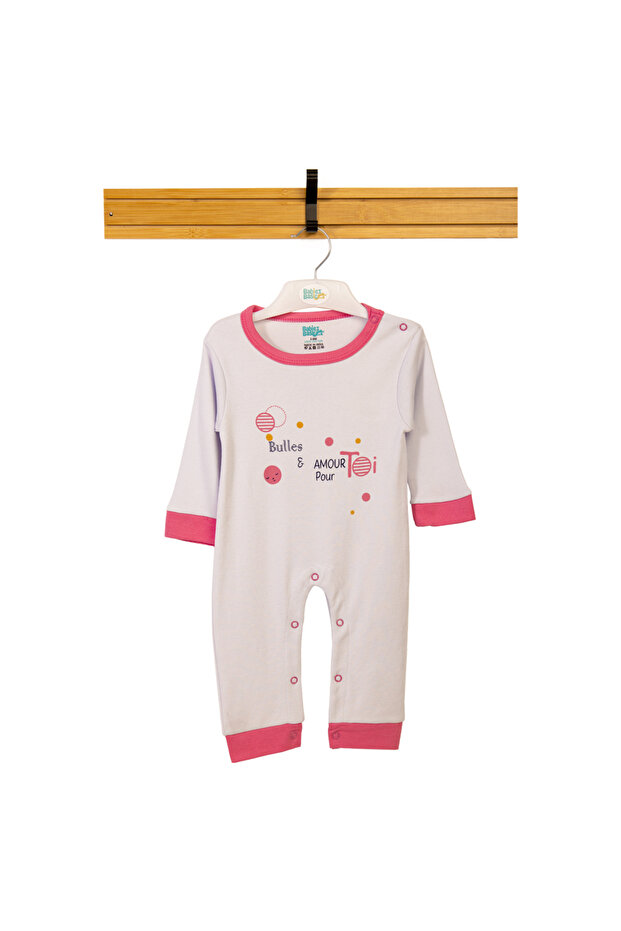 100% Cotton Printed Long Sleeves Jumpsuit/Romper/Sleepsuit for babies