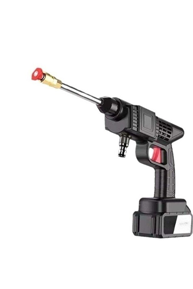 12V High-Pressure Car Washing Water Gun Black