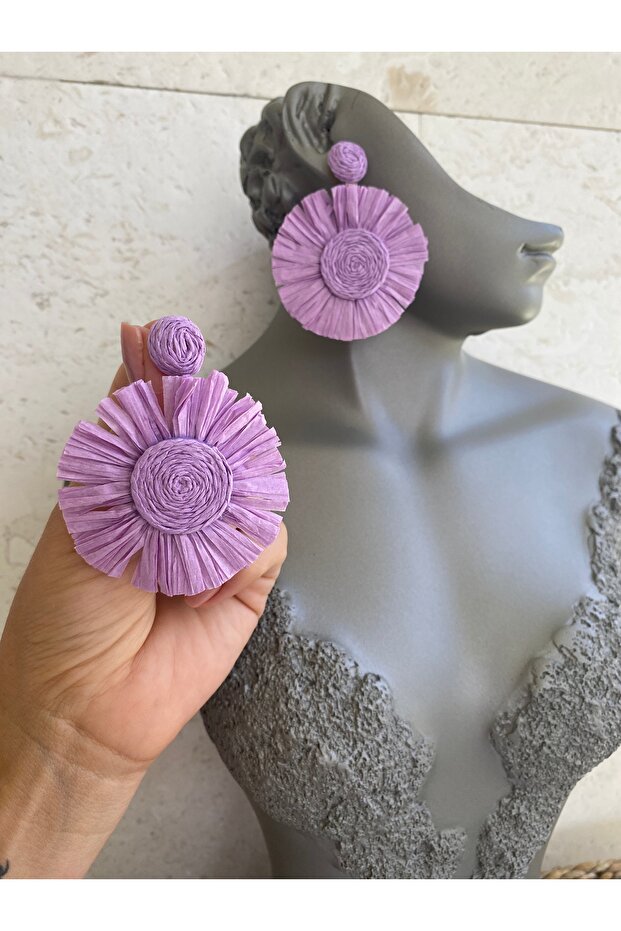 Wicker Big Size Earrings