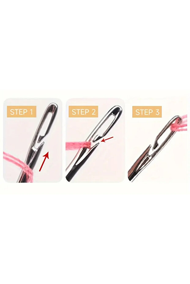 مجموعة إبر خياطة مكونة من 12 قطعة من مجموعة الخياطة العملية للملابس - 4