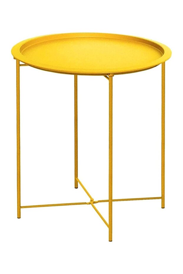 Table for Living Room Coffee Tray Side Serving Table Gold