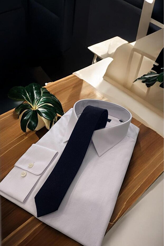 Siyah İnce Kravat - 1