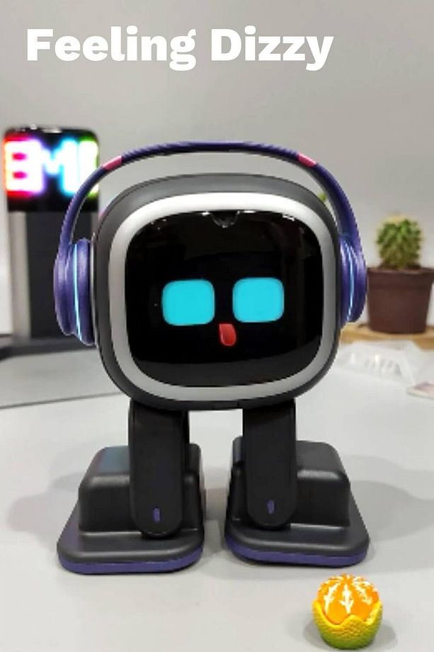 Masaüstü Evcil Hayvan Robotu EMO Akıllı Aydınlatma ile (Ev İstasyonu) - 2