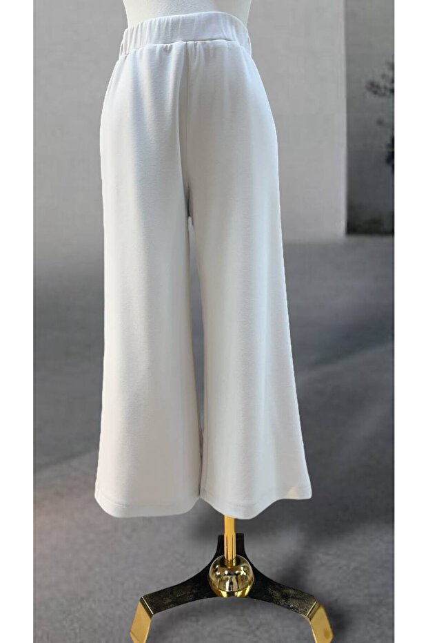 Bambu Kumaş Bilek Boy Pantolon - 1