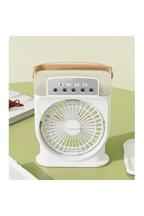 Mini fan nemlendirici şarj edilebilir taşınabilir soğutucu ile kişisel Mini soğutma fanı 600ml - 2