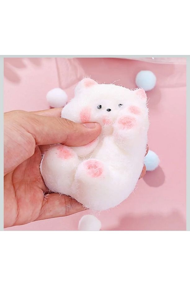Köpek Sukuşi Yumoş Jel Stres Oyuncağı Köpek Model Squishy Elastik Kedi Patisi Taba - 2