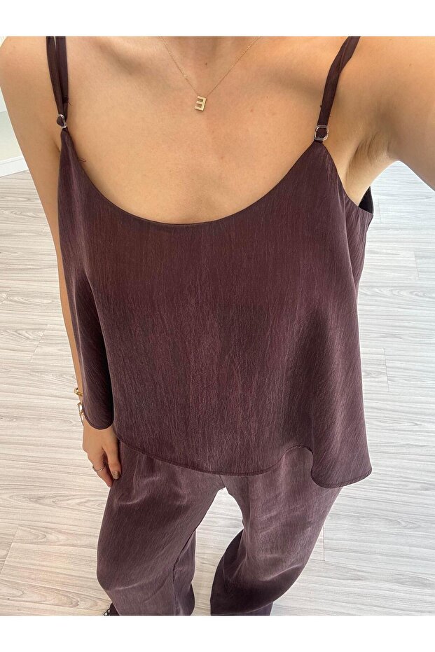 مجموعة السراويل بلوزة الحمالات - 3