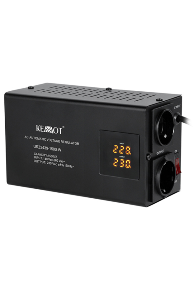 AUTOMATIC VOLTAGE STABILIZER 1500VA WALL - 1