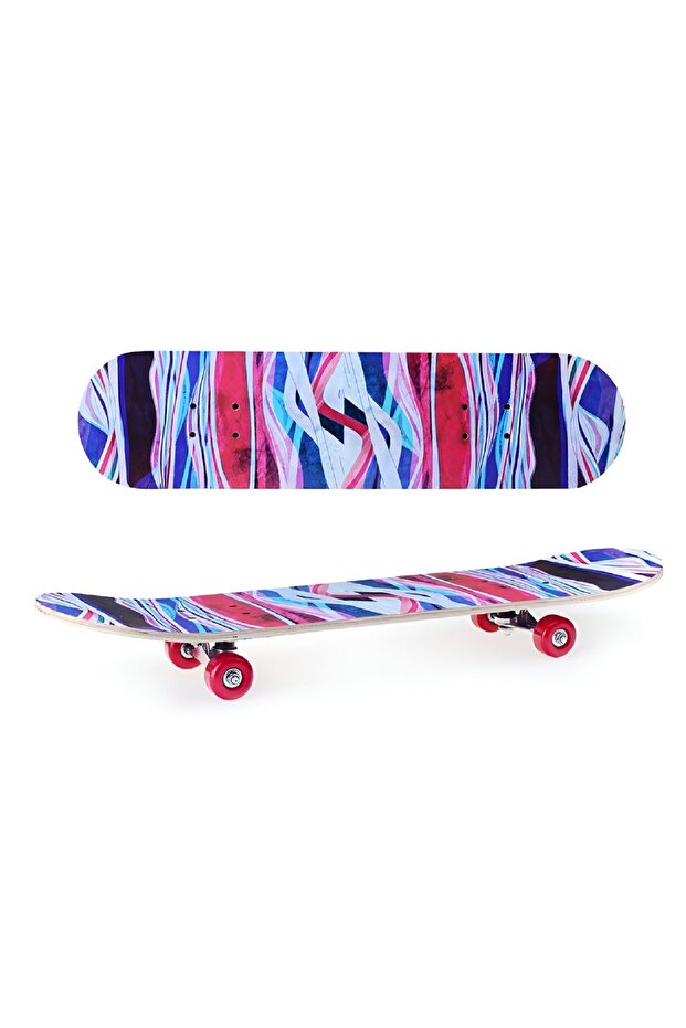 Complete Skateboard for Beginners and Pros – Durable Deck with Smooth Wheels SIZE 78x20CM - 1
