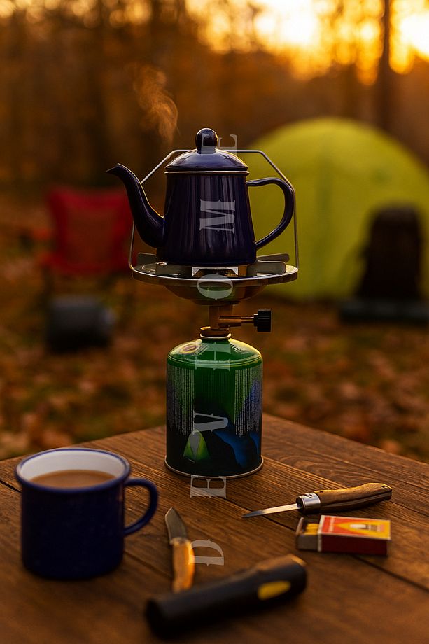 Siboplu Kamp Ocağı Seti Outdoor Kamp Ocak | 450g Kartuşlu Taşınabilir Tüp Ocak Bütan Propan Gaz - 3