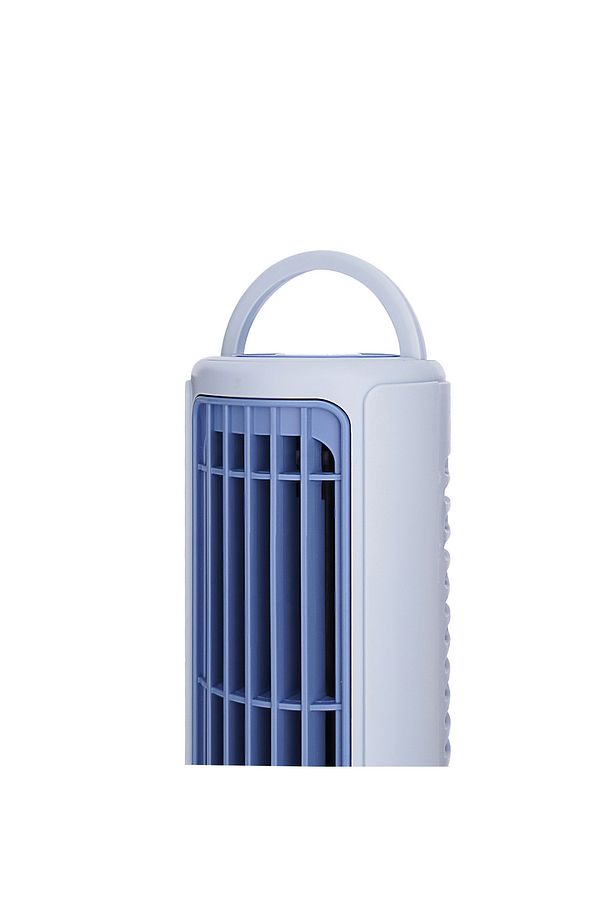 Ws-JAF23 Taşınabilir Şarjlı El Ve Masaüstü Soğutucu Fan Pervane Vantilatör Mavi Usb - 6
