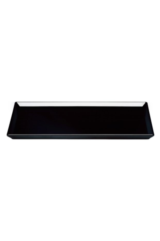 melamine rectangular platter 35x25cm black