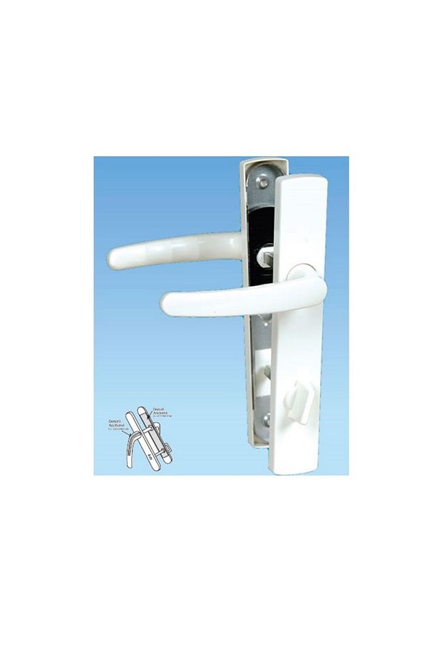 Pvc Pimapen Plastik Kapı Kolu Tuvalet(WC) / Banyo Plastik Kapı Kolu / Kahverengi (ALTINMEŞE) 4 Adet - 5