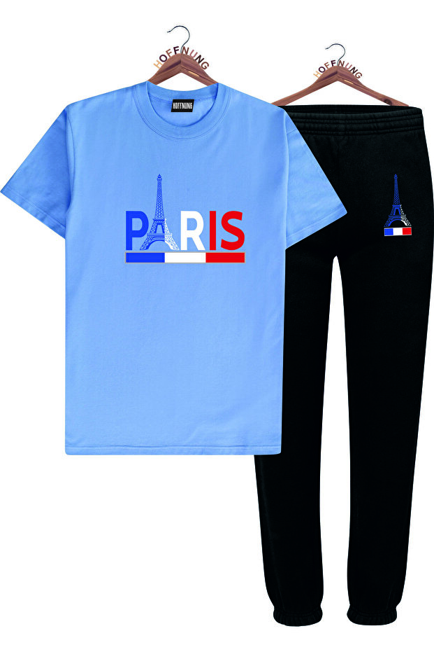 بنطلون كامل برج ايفل مقاس كبير - 1