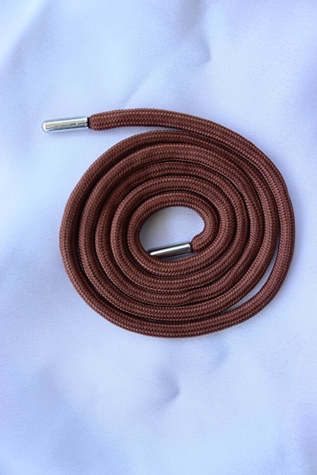 Tracksuit and Sweatshirt Hooded Rope 115 cm Round Lacing Brown, 1 Piece