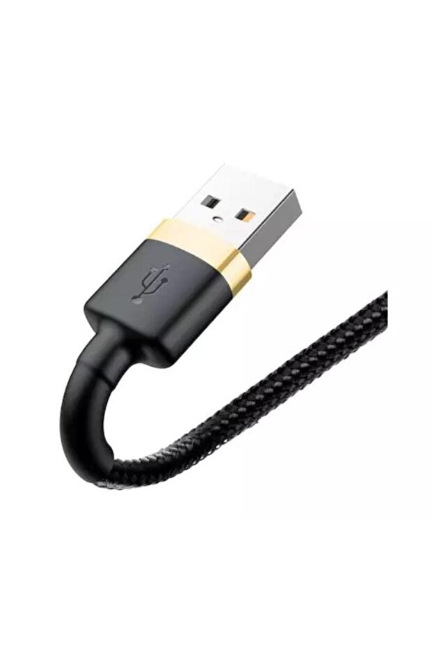 Baseus Cafule data cable, Lightning - USB, 1 meter, 2.4A (Gold/Black) - 2
