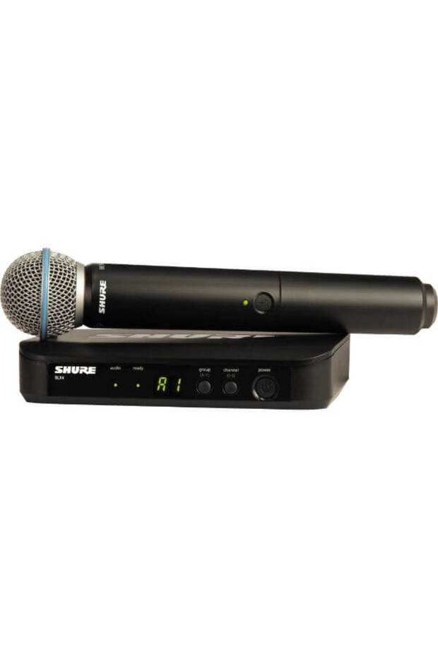 ميكروفون لاسلكي محمول باليد BLX-24UK/B58 - إصدار Beta 58A وأداء موثوق