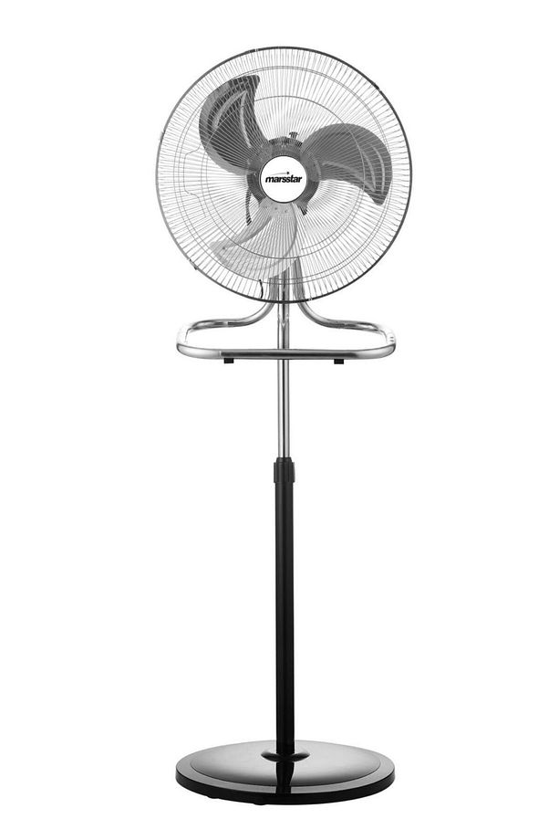 Marsstar Ms-18 Asil 18'' Sanayi Tipi Vantilatör 90w Güçlü Motor, 3in1 Ayaklı Duvar Yer Tipi Kullanım - 6
