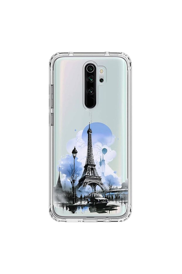 Xiaomi Redmi Note 8 Pro Compatible Transparent Case Paris 2 Designs