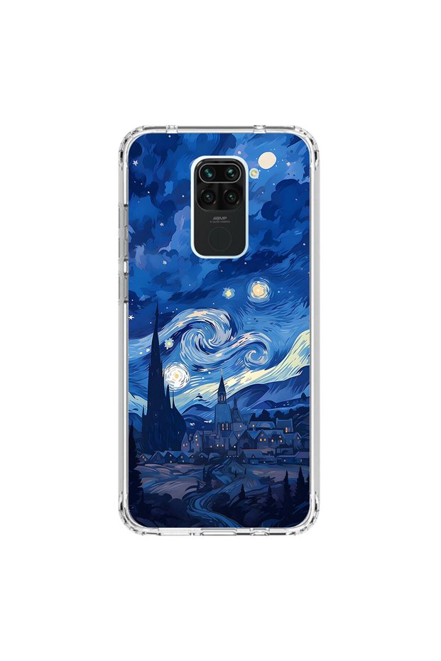Xiaomi Redmi Note 9 Compatible Transparent Case Aesthetic 8 Design