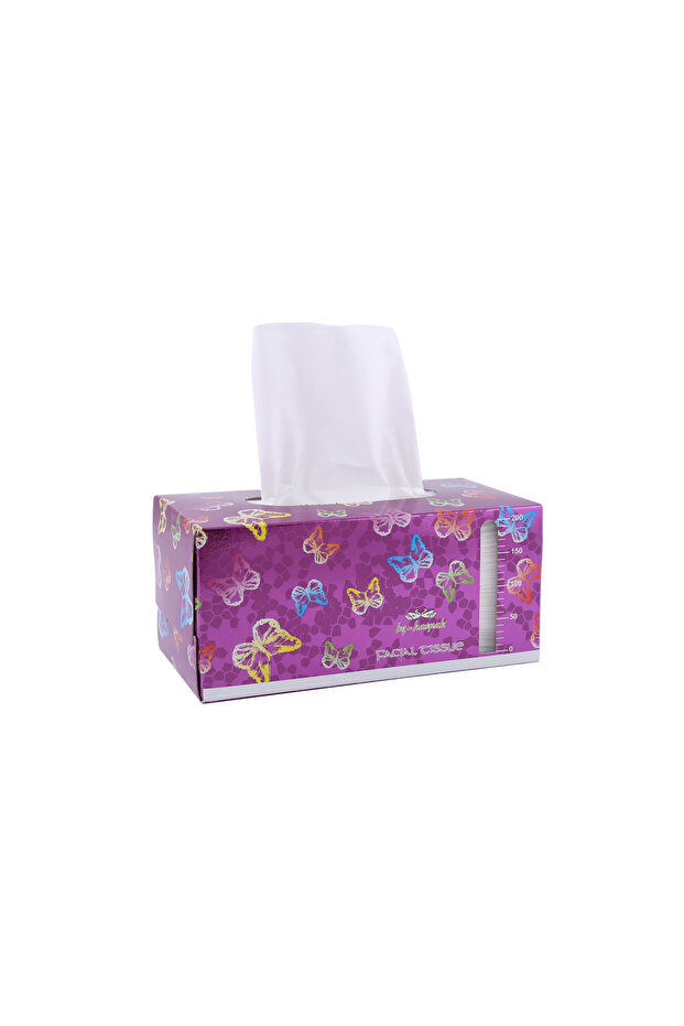 Metalize Kutu Tek Tek Al Puf Mendil 200 Yaprak 20+4 Hediyeli Paket (Toplam 24*200=4800 Yaprak) - 6