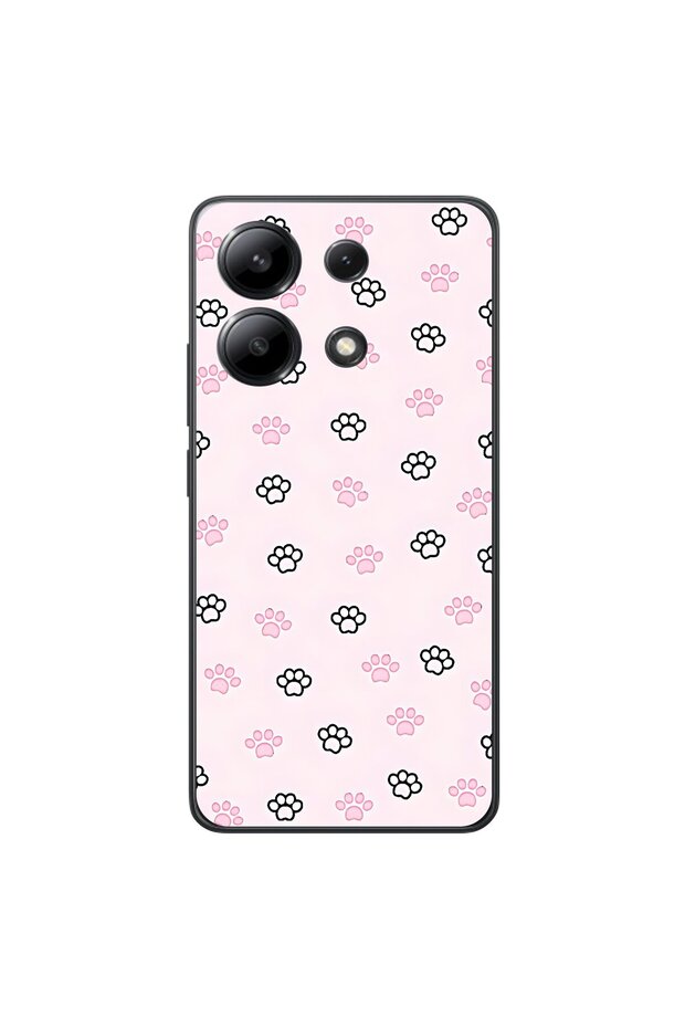 Xiaomi Redmi Note 13 Compatible Transparent Case Minies 3 Design