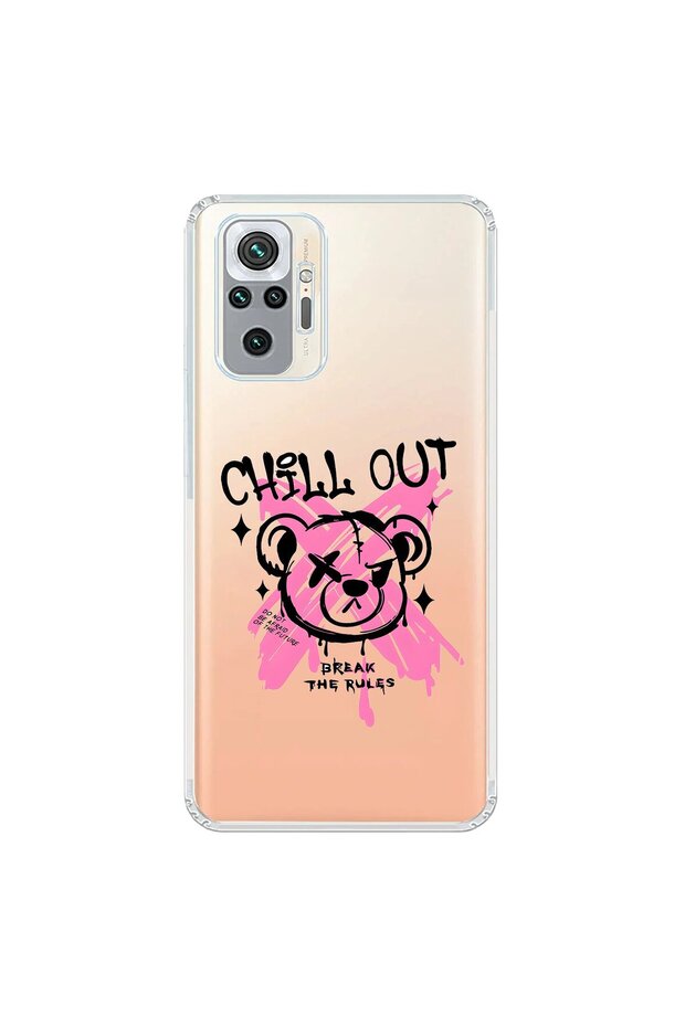 حافظة شفافة متوافقة مع هاتف Xiaomi Redmi Note 10 Pro مع تصميمات Graffiti 6
