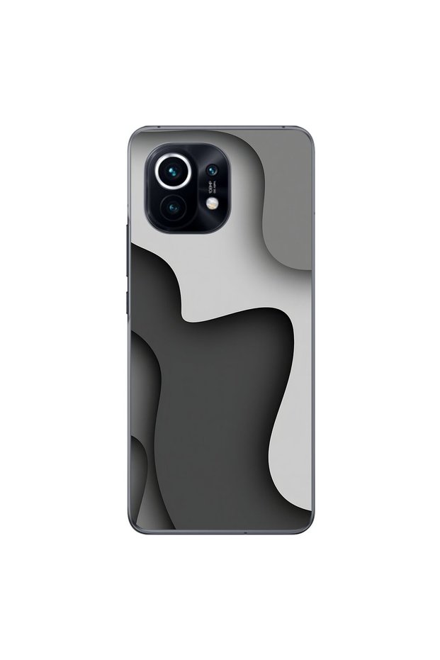 Xiaomi Mi 11 Compatible Transparent Case with Wallpaper 2 Designs