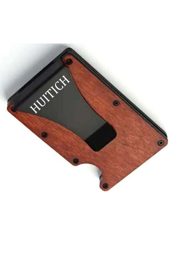 Slim Wood Card Wallet - Ultra-Thin and Lightweight