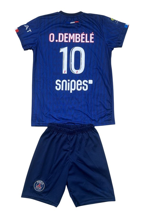Yeni SEZON 10 Numara 2024/25 P.S.G O.DEMBELE Çocuk Forması 2'li Set - 1
