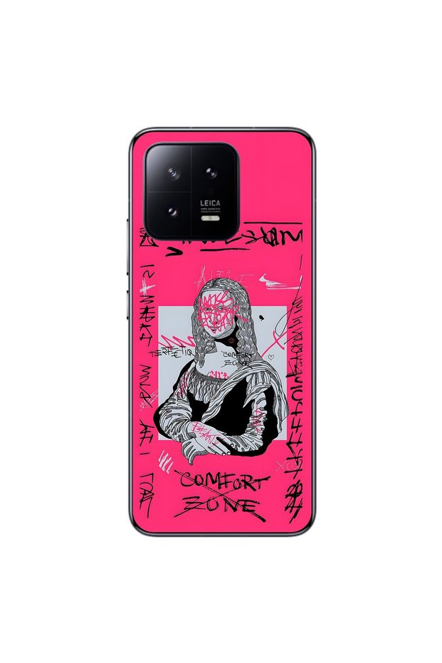 Xiaomi Mi 13 Pro Compatible Transparent Case with Graffiti 1 Design