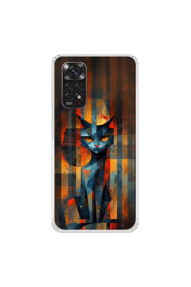 حافظة شفافة متوافقة مع هاتف Xiaomi Redmi Note 11 بتصميمين جماليين 2