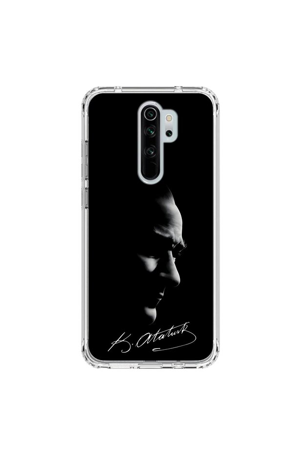 Xiaomi Redmi Note 8 Pro Compatible Transparent Case with Ataturk 1 Design