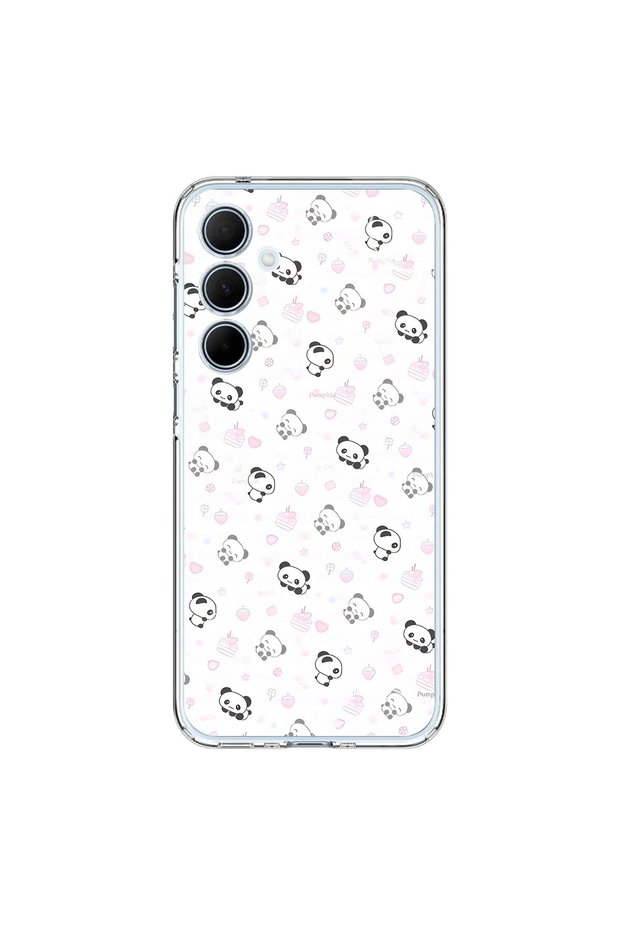 Samsung Galaxy A35 Compatible Transparent Case Minies 4 Designs
